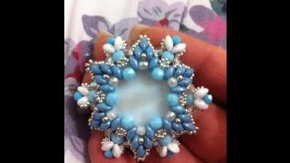 DIY tutorial  madreperla e superduotwin quot Shell turquoisequot [upl. by Cleo]