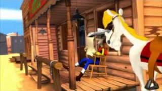 Lucky Luke  Intro  PlayStation [upl. by Ahsemot]