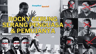 Rocky Gerung  Kumpulan Serangan ke Penguasa Kroni dan Pemujanya [upl. by Esertak]