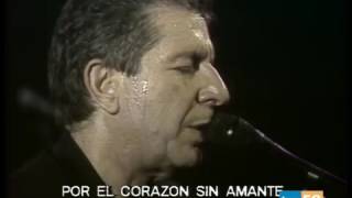 Leonard Cohen Heart with no companion Live in Spain 1988 [upl. by Eelyr]