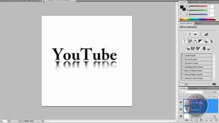 Photoshop Creating A Reflective Effect [upl. by Shetrit19]