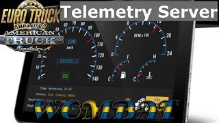 ETS2 and ATS  How to add your dashboard to a secondary device using the Telemetry Server App [upl. by Nerdna]