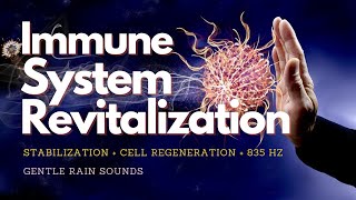 ❋ Immune System Stabilization  Cell Regeneration  Revitalization  Rejuvenation  Rain Sounds [upl. by Anesusa394]