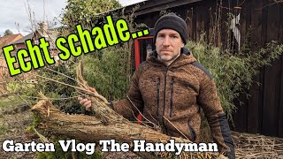 Schade und traurig GartenVlog The Handyman [upl. by Acsirp]