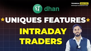 DHAN APP UNIQUES FEATURES FOR INTRADAY TRADERS  HOW TO USE DHAN TRADING APP  DHAN APP REVIEW [upl. by Alemaj]