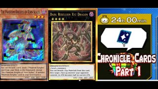 Chronicle Cards Part 1 Everything Known So Far YuGiOh Duel Links [upl. by Abbie]