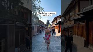 Reiseblogger bei der Arbeit 😅😋 japan japanreise kyoto travel reisetipps [upl. by Kinemod]