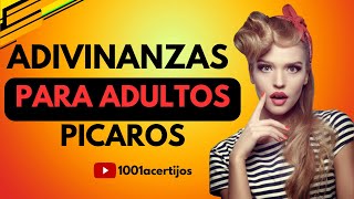 Adivinanzas PARA ADULTOS 10 1001acertijios [upl. by Inoliel]