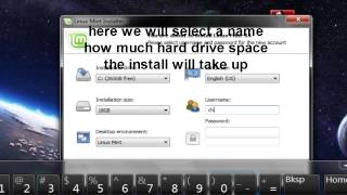 Dual boot Linux Mint With Mint4win [upl. by Enyamart]