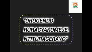 quotWIKWIRARANTURAGERAYO KOMEZA UGENDEquot SalomonNKUNDAMAHORO [upl. by Calva389]