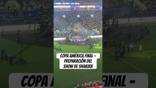 SHAKIRA SHOW de medio tiempo Preparación del espectacular escenario  Copa América 2024 miami alf [upl. by Ert455]