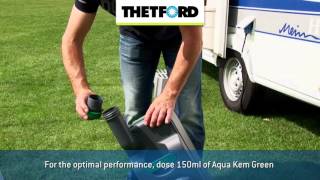 Thetford Aqua Kem Green  Best performing green toilet additive that truly works [upl. by Arihsaj]