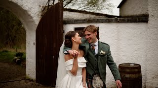 Logie Country House Wedding Adrienne and Joe [upl. by Kinghorn855]