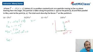 Work of Variable Force Calculated KCET 11th Physics Units And Dimensions [upl. by Ymorej]