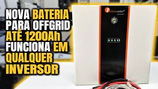 NOVA Bateria Lítio LifePO4 para OffGrid 24V 5000Wh à 30000Wh e 200Ah  Felicity Solar [upl. by Nulubez]