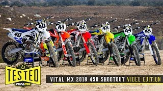 2018 Vital MX 450 Shootout [upl. by Kcerred]