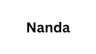 How to pronounce the Indian name Nanda like a native speaker [upl. by Connelley]