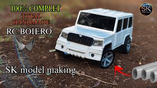 How to make RC Mahindra Bolero with pvc pipe [upl. by Klos]