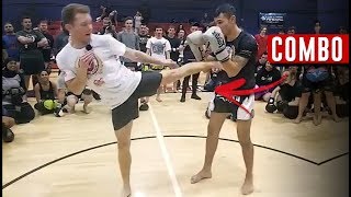 Shanes Side Kick Combo Kickboxing Strategy [upl. by Orabel]