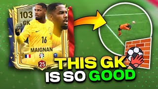 This GK is good in H2H Euros Best XI MAIGNAN Review  FC Mobile [upl. by Trebreh702]