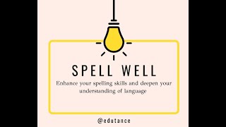 Quick Way to learn Spelling [upl. by Soneson]