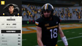 College Football 25 Online Dynasty Trap Game VS Southern Miss Might Be STRIPPING Scholarships [upl. by Christopher]