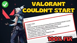 Valorant couldnt start error fix [upl. by Goodspeed816]