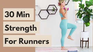 Strength Training for Runners No Equipment 30 Minutes [upl. by Todd]