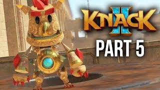 KNACK 2 Walkthrough Part 5  TARGUN RUINS PS4 Pro 60fps Gameplay [upl. by Kacey]