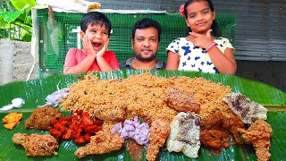 KFC Chicken Biryani Eating  9 Non Veg Items Eating  Non Veg Thali Eating  Power Pondy Foodies [upl. by Torrlow399]