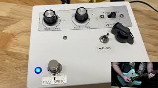 ShinEi 8TR Fuzz Wah Pedal Demo [upl. by Munster]