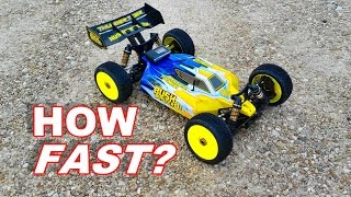 How Fast is the Thunder Tiger Bushmaster 8E  HUGE RC BUGGY  TheRcSaylors [upl. by Suoivatram419]