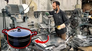 How Chef Made Non Stick Cooking Pan  Manufacturing NonStick Cookware Set [upl. by Nelaf]