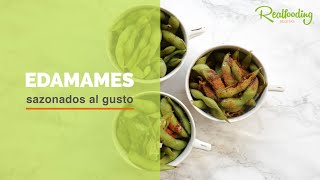 3 FORMAS DE PREPARAR EDAMAMES  Un snack realfooder [upl. by Orthman]