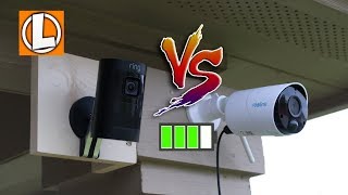 Ring Stick Up Cam VS Reolink Argus Eco  Comparison of Features Pricing Video and Audio Quality [upl. by Pallas819]