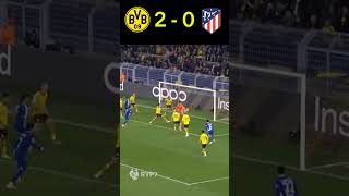 Dortmund beat Atletico in League Champions shorts youtubeshorts epl football footballshorts [upl. by Luisa714]