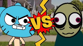 MUGEN Battles  Gumball Watterson vs Salad Fingers [upl. by Gordon]