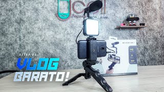 Faça Filmagem Profissional no Seu Celular Com o Kit Vlog 5 em 1 da Marblue MB3004 [upl. by Wilma]