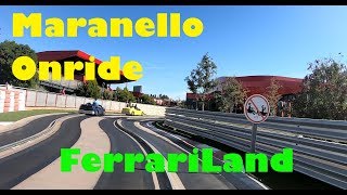 MARANELLO GRAND RACE Onride FerrariLand 2019 [upl. by Dagna]