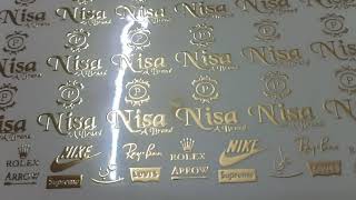 Premium gold foil printing digital foil scodix mgi naraina delhi to make you rich [upl. by Ailehpo]