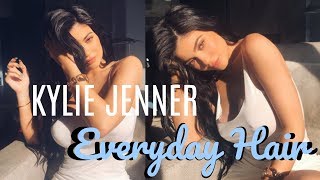 KYLIE JENNER HAIR TUTORIAL  Everyday Voluminous Curls ft Bellami Hair Extensions [upl. by Ihteerp624]