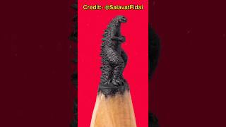 Pencil Work From 😱 🦖 😱 trending art facts pencilcarving shorts artfacts [upl. by Niala]