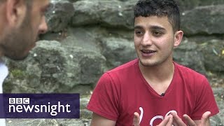 Whats it like to be a child refugee in the UK Newsnight [upl. by Sito]