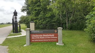 Chalmette Battlefield The Jean Lafitte National Historical Park and Preserve Louisiana [upl. by Ahsircal]