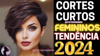 80 CORTES CABELO CURTO FEMININO 2024 TENDÊNCIA MULHERES MODERNAS TODAS AS IDADES [upl. by Lebiralc43]