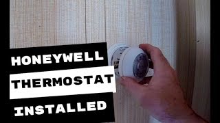 Honeywell Standard T87 Thermostat Installed [upl. by Mcfarland]