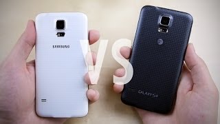 Samsung Galaxy S5 Black vs White [upl. by Anegal]