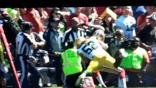 Clay Matthews vs Colin Kaepernick late hit Fight [upl. by Sinnaoi]