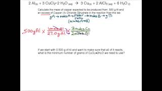 Stoichiometry Lab Calculations Video [upl. by Lowson867]