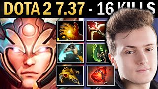 Invoker Gameplay Miracle Daedalus and 16 Kills  Dota 737 [upl. by Aisinoid]